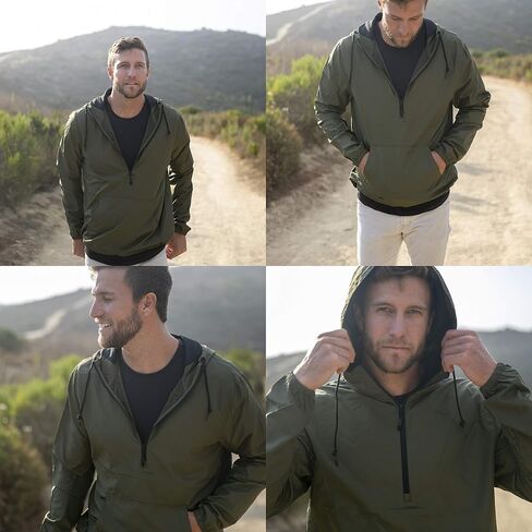 Independent Trading Co. Lightweight Windbreaker Pullover Jacket (EXP54LWP) -Black -3XL in Saudi Arabia