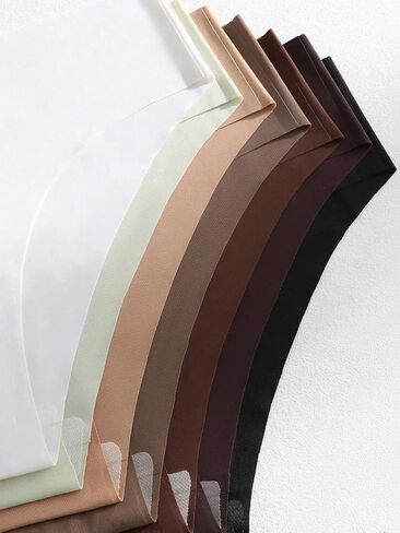 7 Pack Women's Seamless No Show Briefs Panties, Stretchy Invisible High Cut Underwear (S-XL, Assorted Nude Tones) in Kuwait