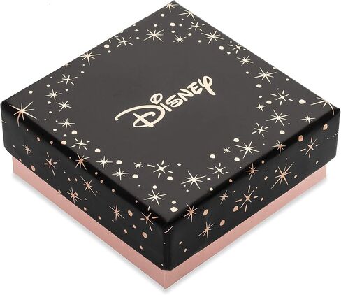 Disney Minnie Mouse December Birthstone Jewelry Set with Silver Plated Light Sapphire Crystal Stud Earrings and Pendant Necklace in Kuwait