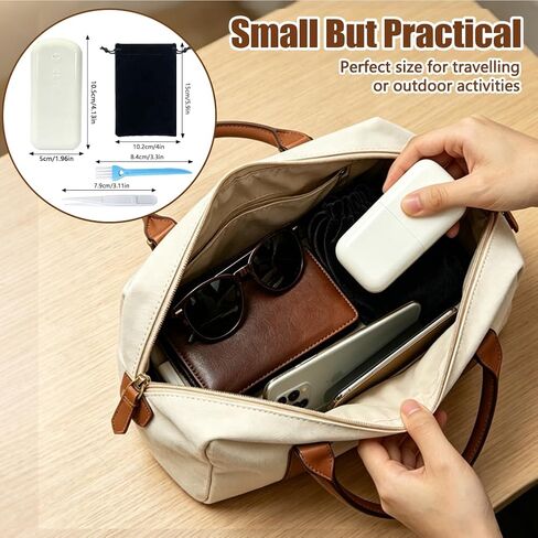 Pill Splitter 1/2,1/3 &1/4 for Small Pills,Vitamins, Tablet Crushing, Tiny Tablet Cutter with Storage Bag, Cleaning Brush and Tweezers, Pill Splitter Accurate Easy Cutting,Hidden Blade, Back Storage in Saudi Arabia