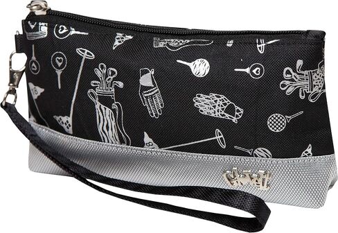 محفظة معصم للنساء - قفاز - سوار معصم بسحاب للنساء - محفظة معصم للسيدات - حزام قابل للإزالة لميدالية المفاتيح - مكياج، هاتف خلوي، هاتف ذكي، سفر، بطاقات الائتمان in Kuwait