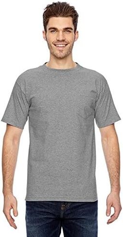 Bayside BA7100 Basic Pocket T-Shirt - Navy - L in Saudi Arabia