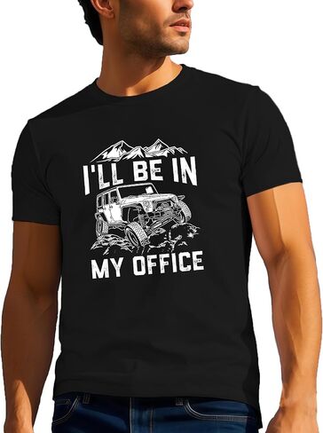 Off Roading Shirts for Men Off Road T-Shirts Offroad Shirt I'll Be in My Office Tee Tops in Saudi Arabia