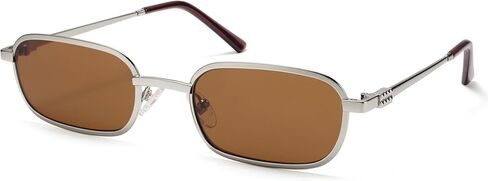 Appasssal Retro Small Rectangle Sunglasses for Women Men 90s Y2k Narrow Rave Sunnies AP3761 in Kuwait
