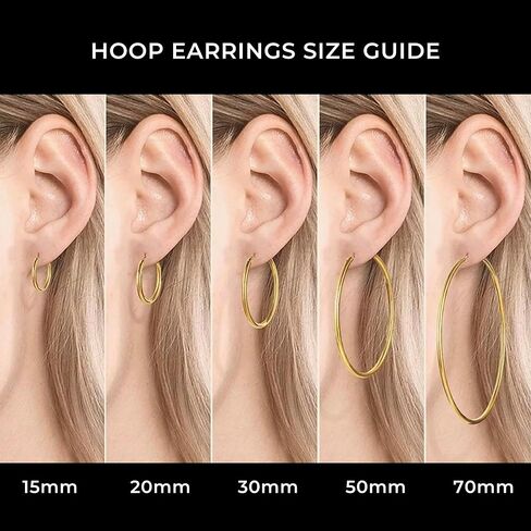 Gold Plated Claddagh Hoop Earrings 40mm – Lightweight High Polish Irish Love Symbol – 3.9g Each – Statement Jewellery for Women in Saudi Arabia