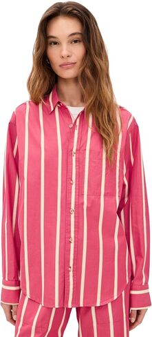 DONNI. Women's The Pop Stripe Shirt in Saudi Arabia