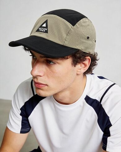 CLAPE Short Brim Hats for Men, Lightweight Breathable Quick Dry 5 Panel Hat, Adjustable Summer Cool Hat for Outdoor Sport in Kuwait