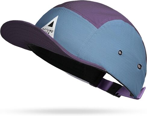 CLAPE Short Brim Hats for Men, Lightweight Breathable Quick Dry 5 Panel Hat, Adjustable Summer Cool Hat for Outdoor Sport in Kuwait