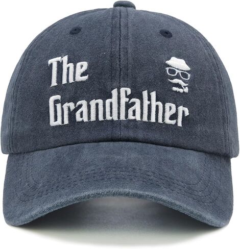 Gifts for Grandfather, Grandpa Hat, Grandfather Father Day Birthday Gift Ideas, Adjustable Baseball Cap in Saudi Arabia