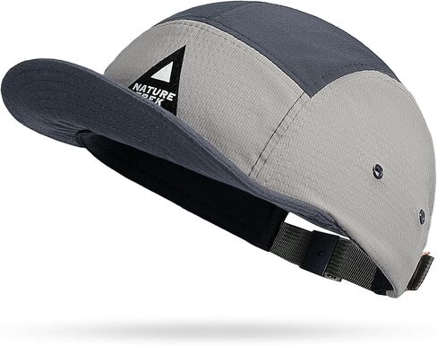 CLAPE Short Brim Hats for Men, Lightweight Breathable Quick Dry 5 Panel Hat, Adjustable Summer Cool Hat for Outdoor Sport in Kuwait