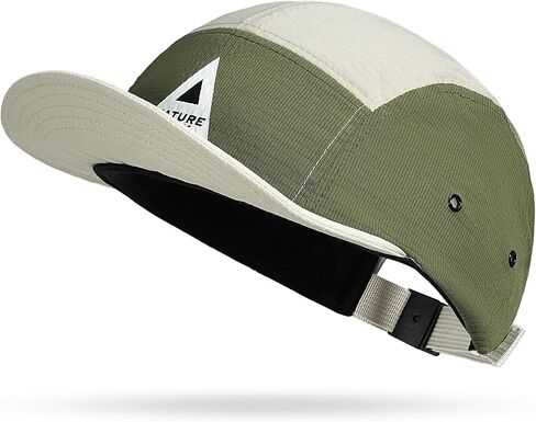 CLAPE Short Brim Hats for Men, Lightweight Breathable Quick Dry 5 Panel Hat, Adjustable Summer Cool Hat for Outdoor Sport in Kuwait
