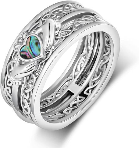 Claddagh Ring 925 Sterling Silver Claddagh Irish Rings for Women Irish Jewelry Gifts for Women in Kuwait