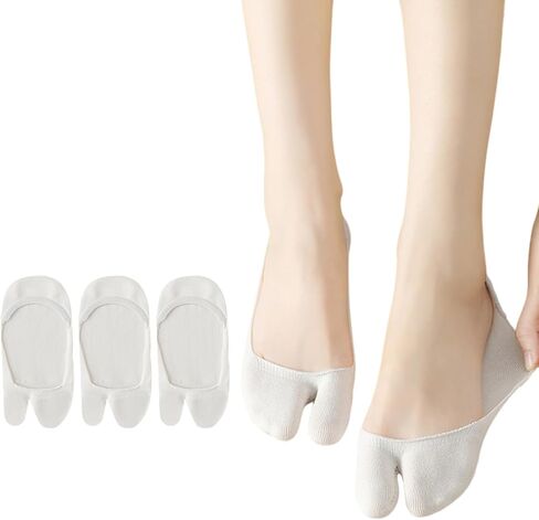 Tabi Socks for Women No Show, Flip Flop Split Toe Socks, Low Cut in Saudi Arabia