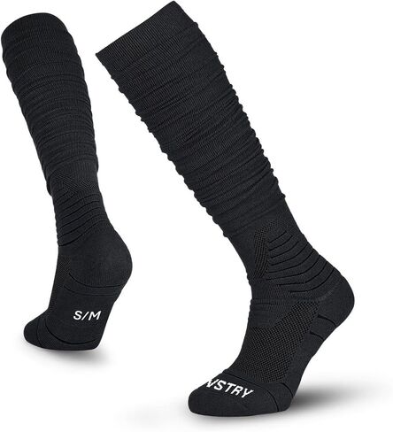 Sports Scrunch Football Socks, Extra Long Padded Sports Socks for Men & Women in Saudi Arabia