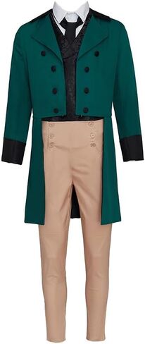 Men's Victorian Regency Suit Medieval Fancy Tailcoat Vest Outfits Vintgae Colonial Costume for Halloween in Saudi Arabia