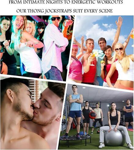 JOCKMAIL 2PCS/Pack Jock strap for Men Sexy Mens Comfort Jockstrap Underwear for Sports Daily Wear and Special Occasions in Kuwait