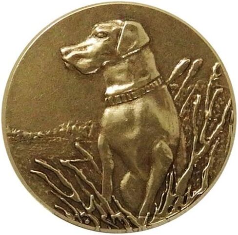 Indiana Metal Craft Emblem Die Struck Lapel Pin Brass 3/4 Inch Diameter Made in USA in Kuwait