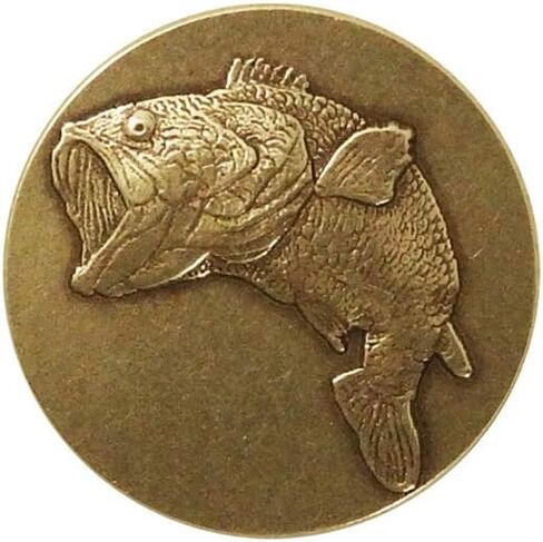 Indiana Metal Craft Emblem Die Struck Lapel Pin Brass 3/4 Inch Diameter Made in USA in Kuwait