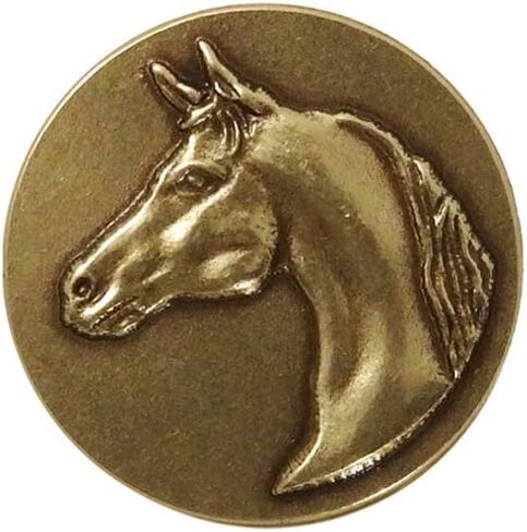 Indiana Metal Craft Emblem Die Struck Lapel Pin Brass 3/4 Inch Diameter Made in USA in Kuwait
