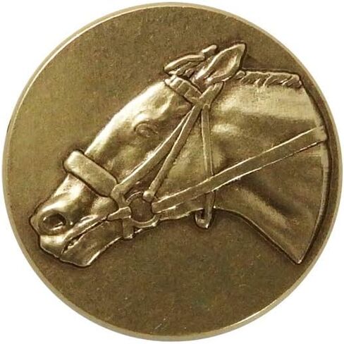 Indiana Metal Craft Emblem Die Struck Lapel Pin Brass 3/4 Inch Diameter Made in USA in Kuwait