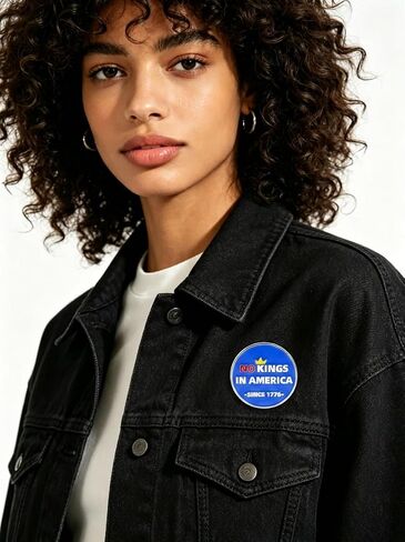 No Kings in America Since 1776 Brooch Pins No Kings Protest Sign Lapel Pins Protect Democracy Badge Since 1776 Political Protest Accessories in Kuwait