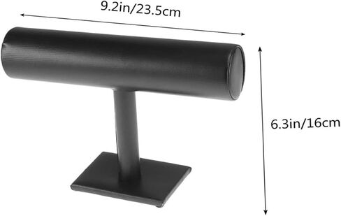 Jewelry Display Stand Elegant Black T-bar Bracelet and Necklace Holder Multi-functional Organizer for Watches Bangles and Accessories for and Events in Kuwait