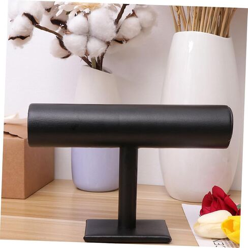 Jewelry Display Stand Elegant Black T-bar Bracelet and Necklace Holder Multi-functional Organizer for Watches Bangles and Accessories for and Events in Kuwait
