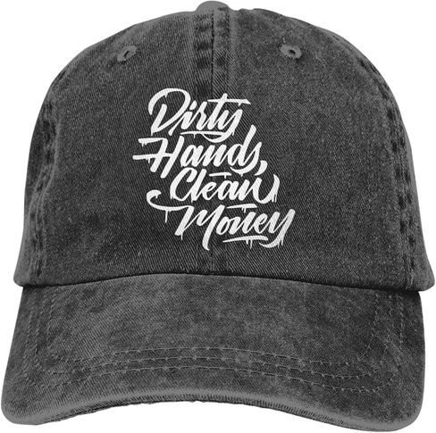 Funny Hat for Men Women Black Baseball Cap Adjustable Dad Hat Vintage Trucker Hat in Saudi Arabia