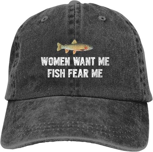 Funny Hat for Men Women Black Baseball Cap Adjustable Dad Hat Vintage Trucker Hat in Saudi Arabia