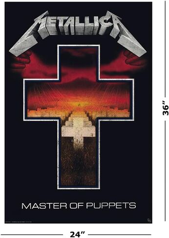 Metallica - Music Poster (Master Of Puppets - Album Cover 2) (Size: 24" x 36") in Saudi Arabia