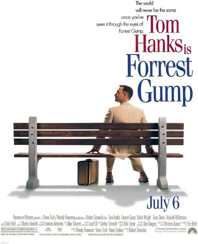 Forrest Gump Movie Poster 24in x36in in Kuwait