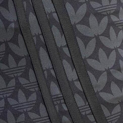 شورت نسائي من adidas Trefoil Monogram Biker قصير كاجوال - أسود in Kuwait