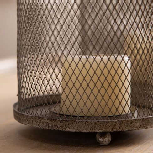 Birdcage Candle Holder Antique Metal Bird Cages Decor, Vintage Lantern Centerpiece for Wedding Home Table Decorative, Iron Candleholder Set of 2 (12.9" & 10.7") in Saudi Arabia