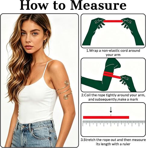 6 Pcs Gold Arm Cuff Jewelry for Women - Adjustable Upper Arm Bracelet Set - Minimalist Metal Armband Bangle - Renaissance Egyptian Accessories for Parties and Daily Wear in Kuwait