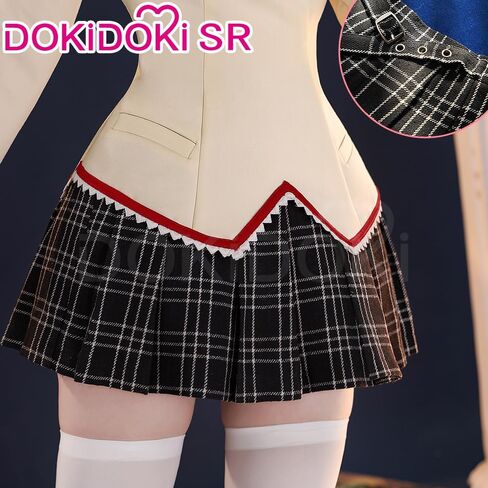 كيرا كيرا كانامي مادوكا تأثيري حلي Doki-SR أنيمي مادوكا زي مدرسي تأثيري فستان لطيف وتتسابق in Kuwait
