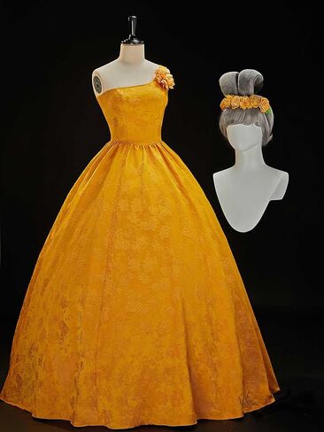 miccostumes Women's Costume Rabbit Cosplay Gown Dress with Ear Hairband and Flower Hair Accessory in Kuwait