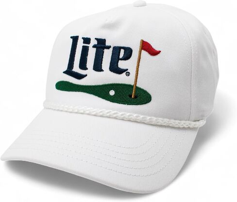 AMERICAN NEEDLE Officially Licensed Miller COORS Golf HAT, Light Rope Cap, Snapback, Authentic, New in Kuwait
