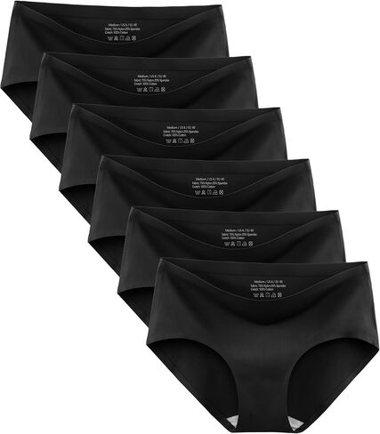 MISSWHO No Show Seamless Underwear Women Hipster Panties 6 Pack in Saudi Arabia