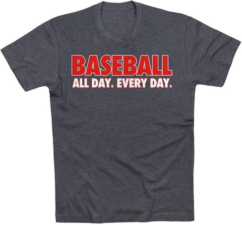 ChalkTalkSPORTS Baseball All Day Everyday T-Shirt | Baseball Tee | Youth and Adult Sizes in Kuwait