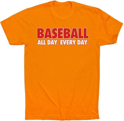ChalkTalkSPORTS Baseball All Day Everyday T-Shirt | Baseball Tee | Youth and Adult Sizes in Kuwait