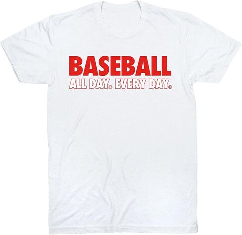 ChalkTalkSPORTS Baseball All Day Everyday T-Shirt | Baseball Tee | Youth and Adult Sizes in Kuwait