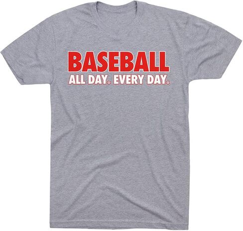 ChalkTalkSPORTS Baseball All Day Everyday T-Shirt | Baseball Tee | Youth and Adult Sizes in Kuwait