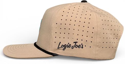 Logie Joe's Salty Turtle Golf Hat | Snapback Cap | Built-in Magnetic Ball Marker Holder + Marker Included | Adjustable | One Size | Sea Turtle Beige in Saudi Arabia