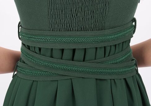 Renaissance Fairy Dress, Medieval Fantasy Style with Off-Shoulder, Moss Green in Saudi Arabia