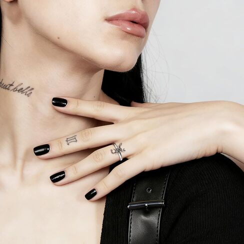 HZMAN Gothic Scorpion Ring for Men Women, Stainless Steel Vintage Punk Band Ring, Non-Adjustable Size 6-10, Statement Pinky Ring for Daily Wear in Kuwait