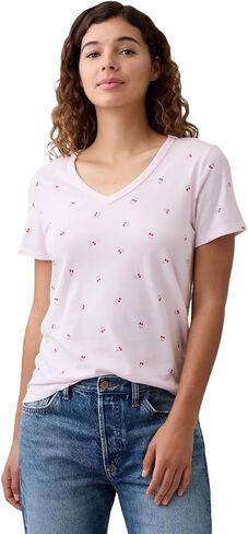 GAP Women's Favorite V-Neck Tee T-Shirt in Saudi Arabia