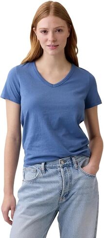 GAP Women's Favorite V-Neck Tee T-Shirt in Saudi Arabia