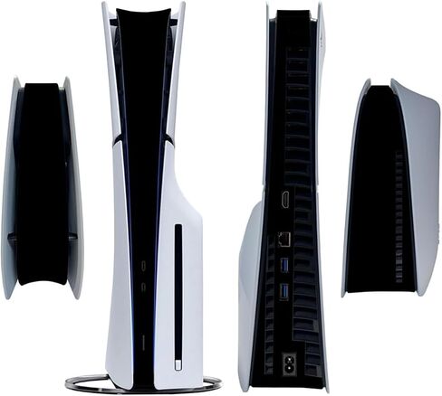 Middle Skin Compatible with PS5 Series Console Disc/Digital Edition Universal Middle Strip, Console Center Part Protection Strip Film Sticker Accessories Scratch Resistant (for PS5 Slim) in Kuwait