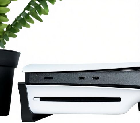 Middle Skin Compatible with PS5 Series Console Disc/Digital Edition Universal Middle Strip, Console Center Part Protection Strip Film Sticker Accessories Scratch Resistant (for PS5 Slim) in Kuwait