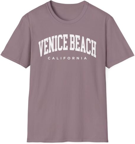 Venice Beach California Adult Unisex Soft T-Shirt in Kuwait